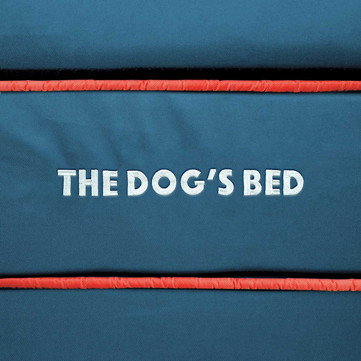 The Dog’S Bed Orthopedic Memory Foam Dog Bed, Large Blue/Red 40X25, Pain Relief for Arthritis, Hip & Elbow Dysplasia, Post Surgery, Lameness, Supportive, Calming, Waterproof Washable Cover