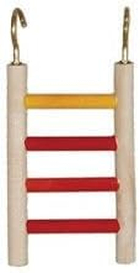 Parrot Wood Bird Toy Ladder Parakeets Toys Cage Cages Cockatiel Canaries Finches (6" X 3")