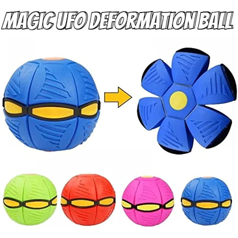 "Magical Pet Flying Saucer Ball: The Ultimate Outdoor Fun Toy for Kids and Dogs - 2023 Edition!"