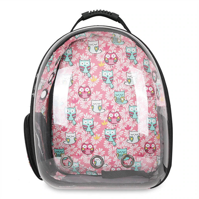 Luxury Dog Transportation Carrying Bag Dogs Backpack Transparent Carrier with a Window for Cat Pet Products Travel Bag Pet Cage