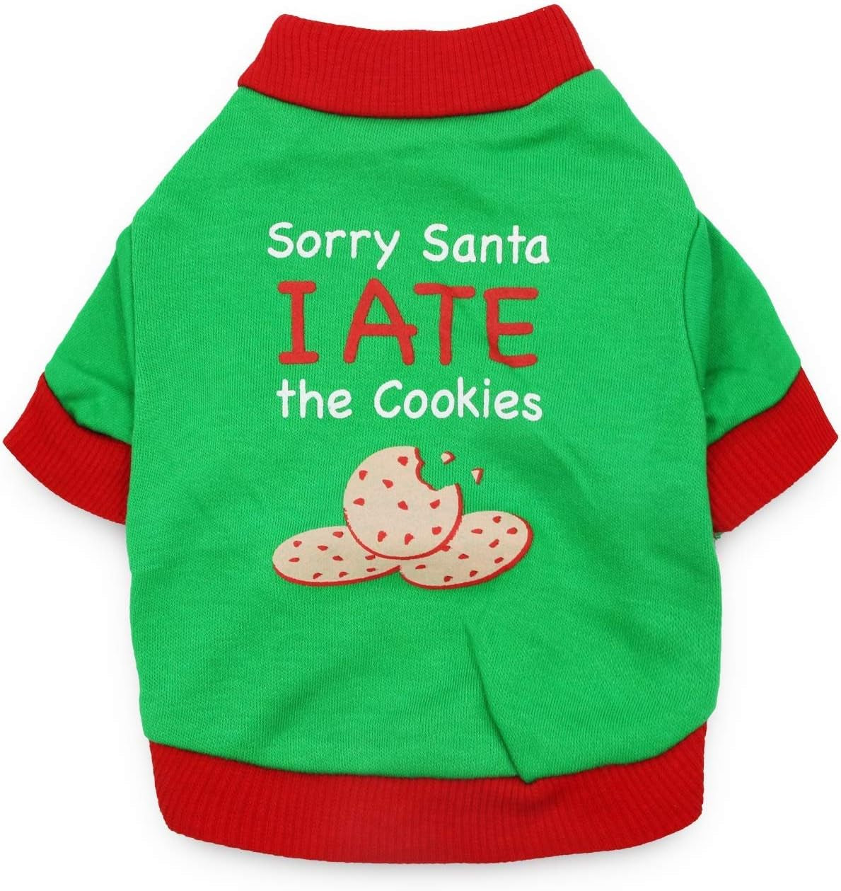 Christmas Clothes for Dogs - Dog Christmas Costume Pet Warm Soft 100% Cotton T-Shirts - Festive Christmas Themed Dog Sweaters for Dogs and Cats, Autumn & Winter (M)