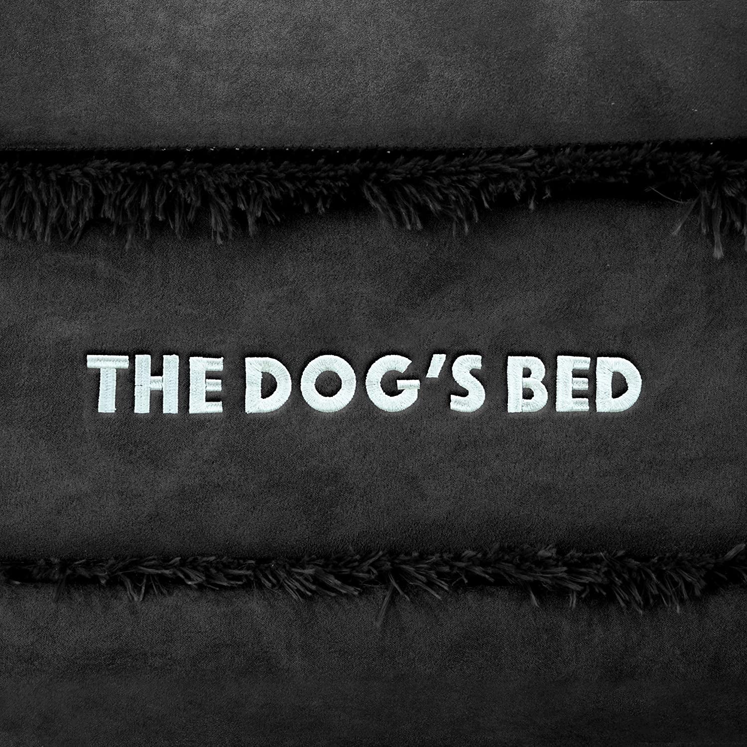 The Dog’S Bed Orthopedic Memory Foam Dog Bed, XL Black Plush, Pain Relief for Arthritis, Hip & Elbow Dysplasia, Post Surgery, Lameness, Supportive, Calming, Waterproof Washable Cover