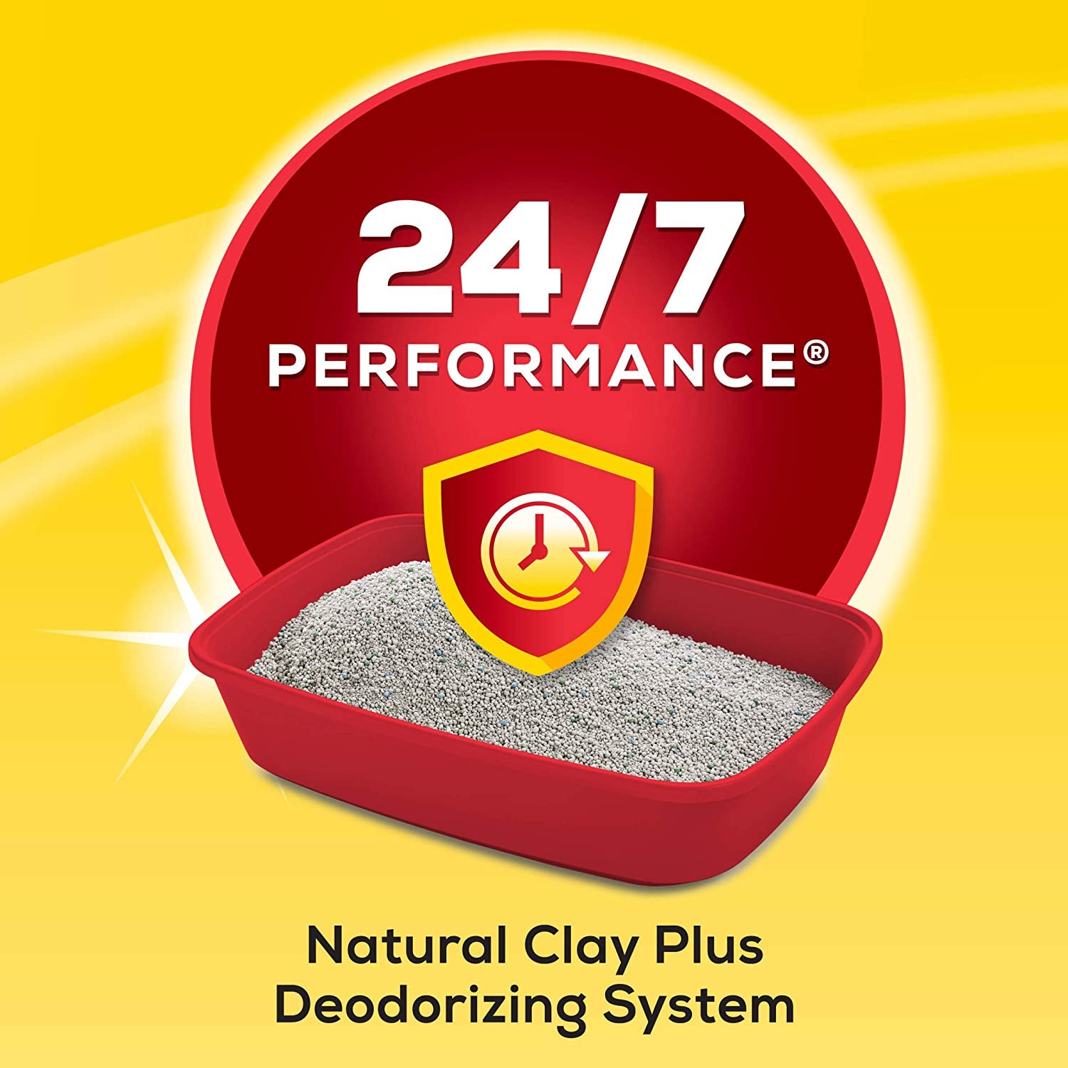 Clumping Cat Litter, 24/7 Performance, Clay Cat Litter, Recyclable Box - (3) 13.33 Lb. Bags