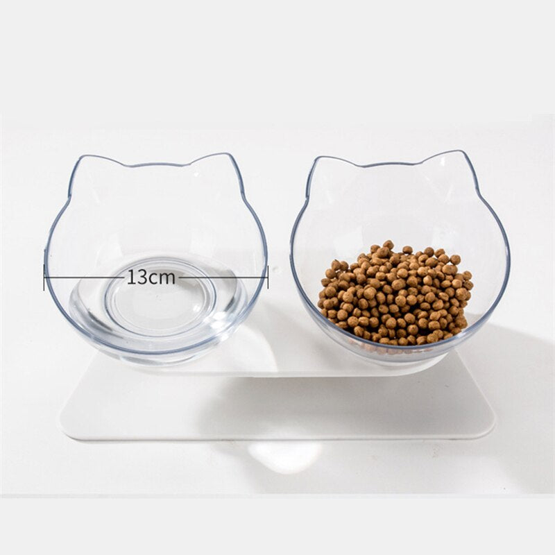 Non-Slip Double Cat Bowl Dog Bowl with Stand Pet Feeding Cat Water Bowl for Cats Food Pet Bowls for Dogs Feeder Product Supplies