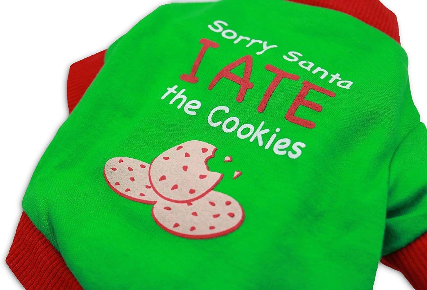 Christmas Clothes for Dogs - Dog Christmas Costume Pet Warm Soft 100% Cotton T-Shirts - Festive Christmas Themed Dog Sweaters for Dogs and Cats, Autumn & Winter (M)