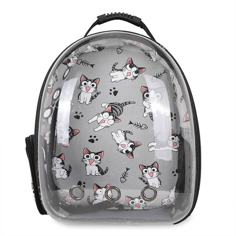 Luxury Dog Transportation Carrying Bag Dogs Backpack Transparent Carrier with a Window for Cat Pet Products Travel Bag Pet Cage