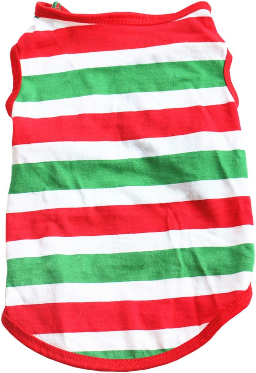 Christmas Clothes for Dogs - Dog Christmas Costume Pet Warm Soft 100% Cotton T-Shirts - Festive Christmas Themed Dog Sweaters for Dogs and Cats, Autumn & Winter (M)
