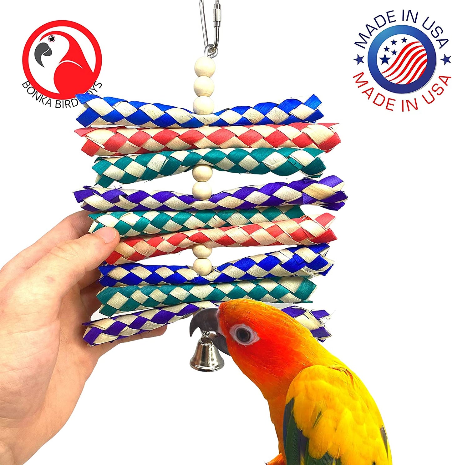 946 Pk2 SHREDBURST Bird Toy Parrot Cage Craft Toys Cages Cockatiel Parrotlet Conure