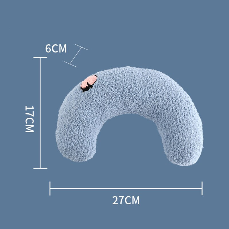 Little Pillow for Cats Fashion Neck Protector Deep Sleep Puppy U-Shaped Pillow Cat Pillow Kitten Headrest Dog Sleeping Pillow